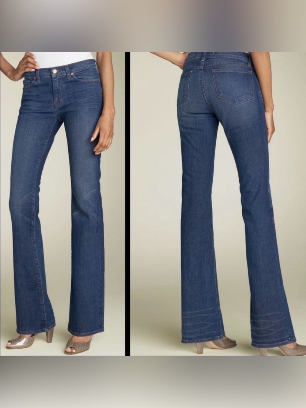 NWT J Brand The Boot Leg Jeans Slim Fit Mid Rise 818 Bayou Size 24